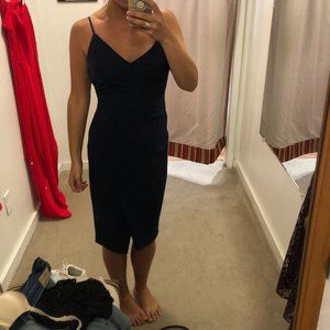 Unique Navy Cocktail Dress